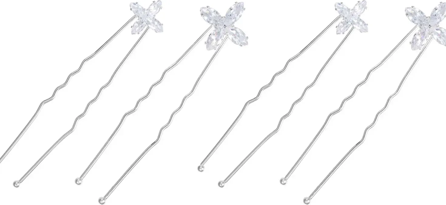 Haarnadel-Set - Frosted Flowers