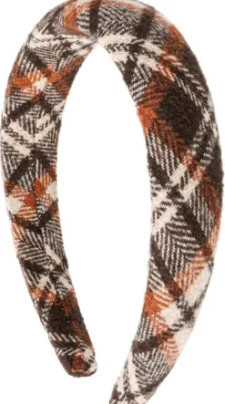 Haarreif - Checkered Brown