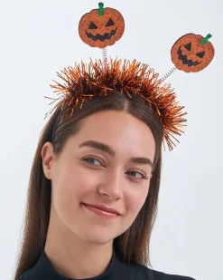 Haarreif - Glitter Pumpkin