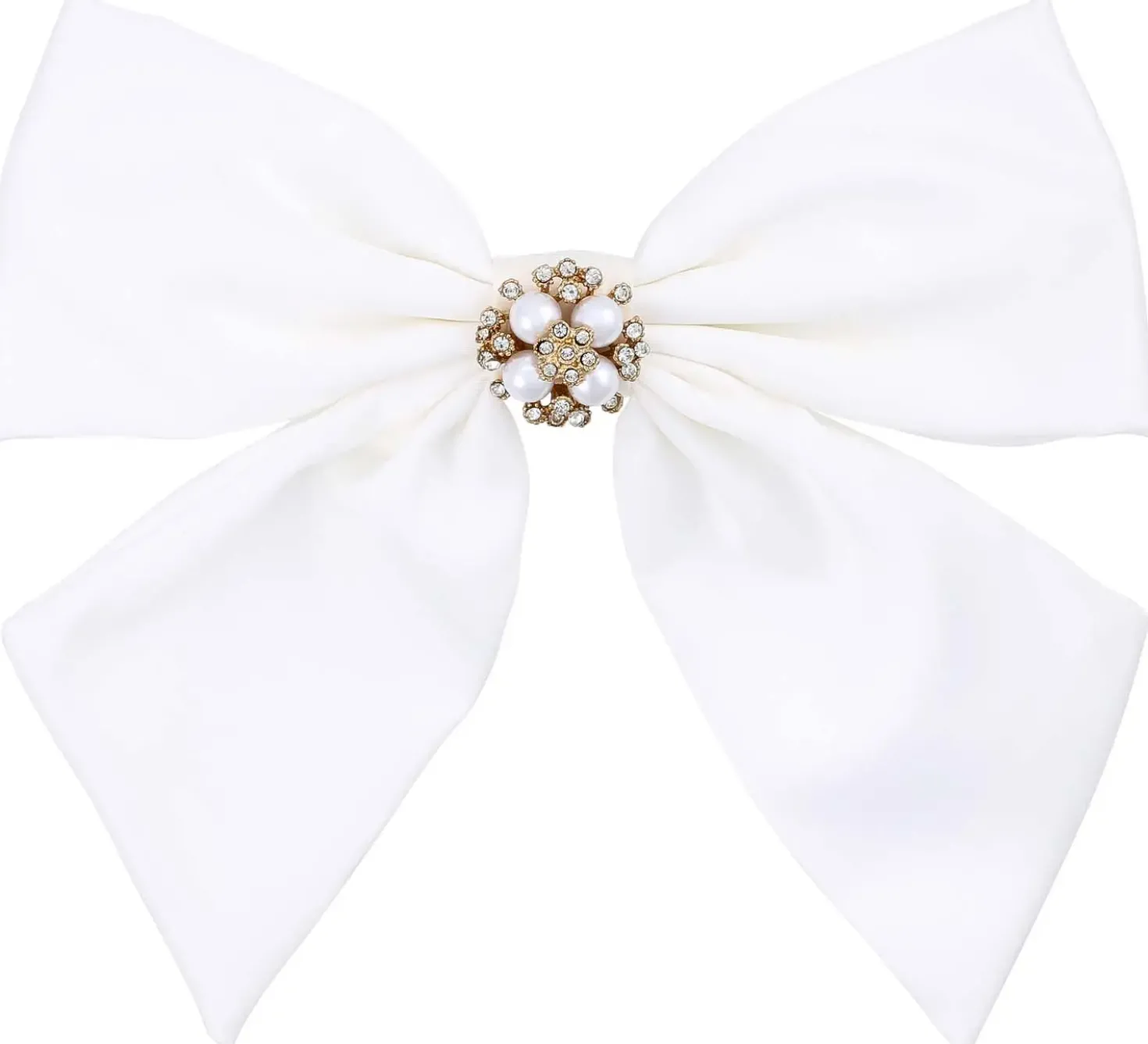 Haarspange - White Bow