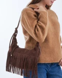 Handtasche - Brown Fringes