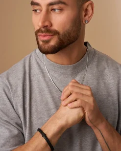 Herren Armband - Black Mesh