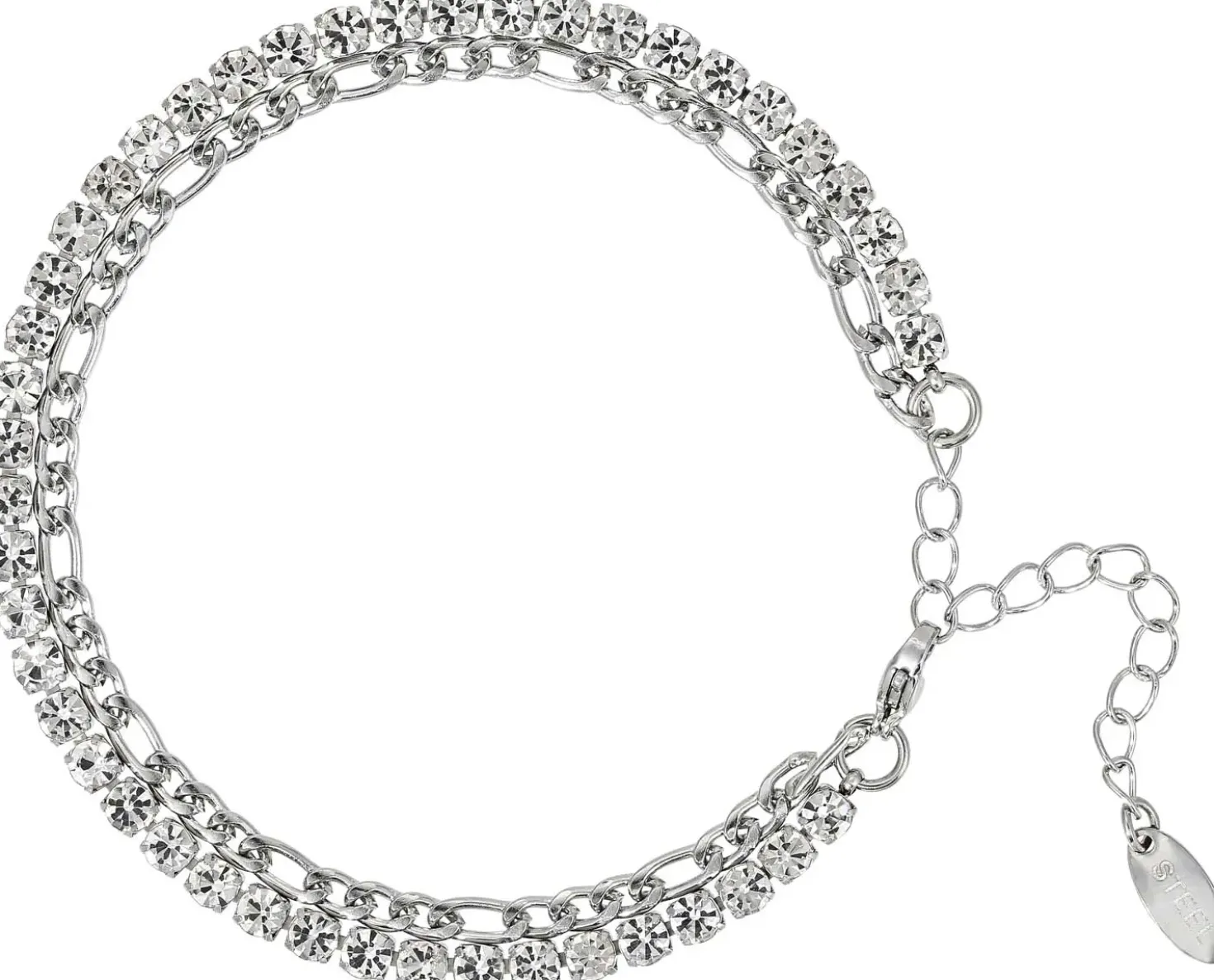 Herren Armband - Steel Sparkle