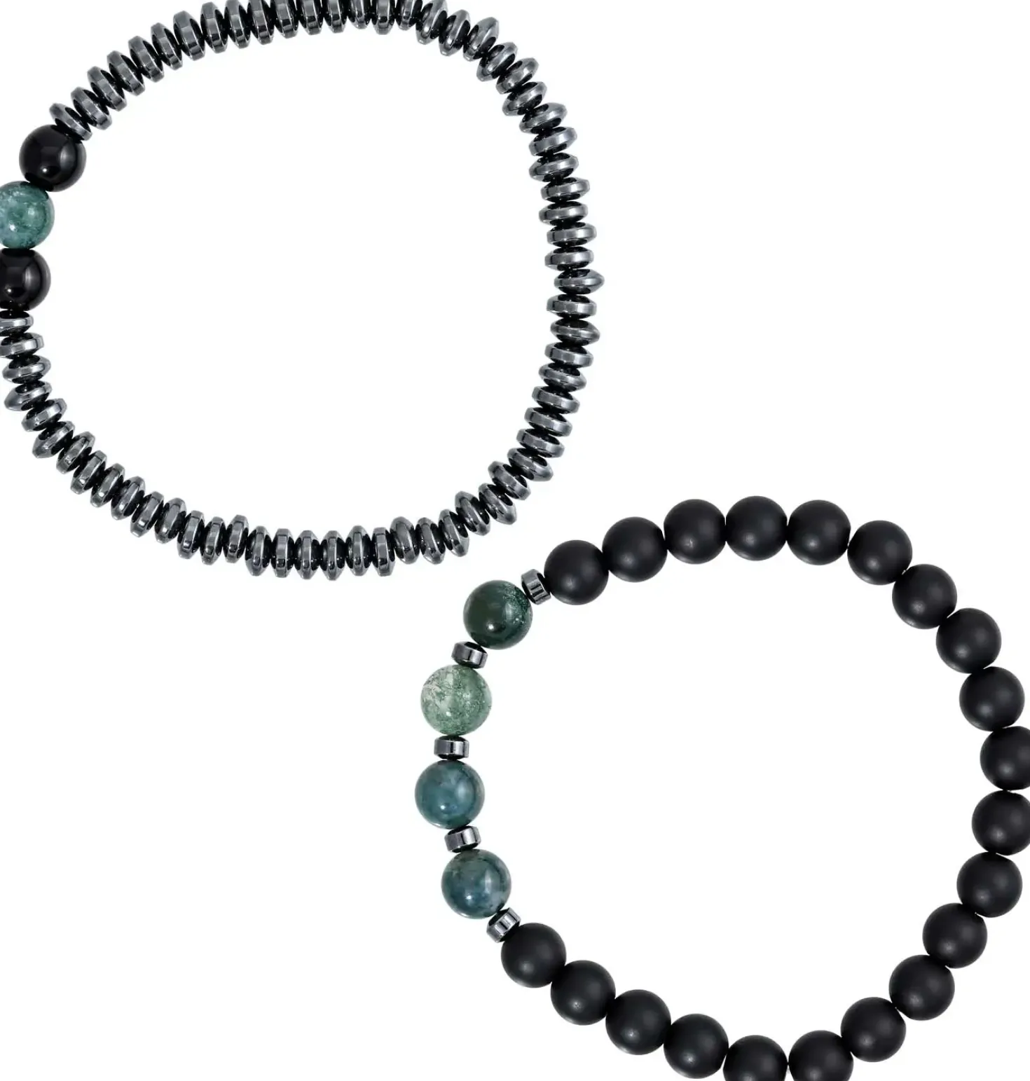 Herren Armband-Set - Agate Gems