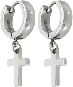 Herren Creolen - Cross Love