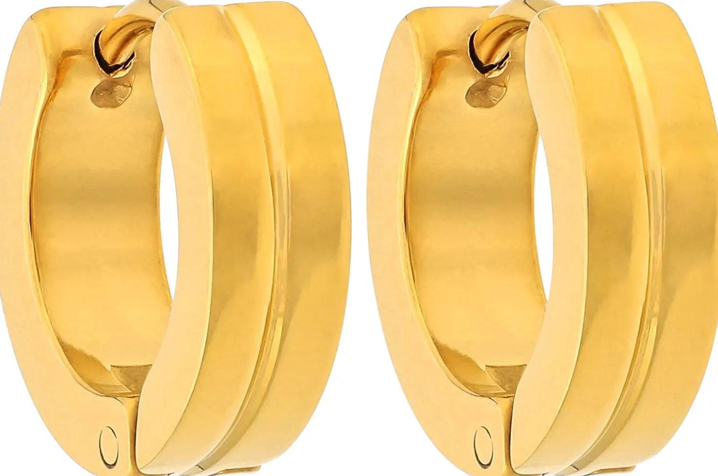 Herren Creolen - Golden Mini