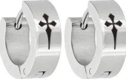 Herren Creolen - Timeless Cross