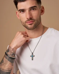Herren Kette - Blue Cross