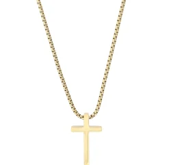 Herren Kette - Golden Cross