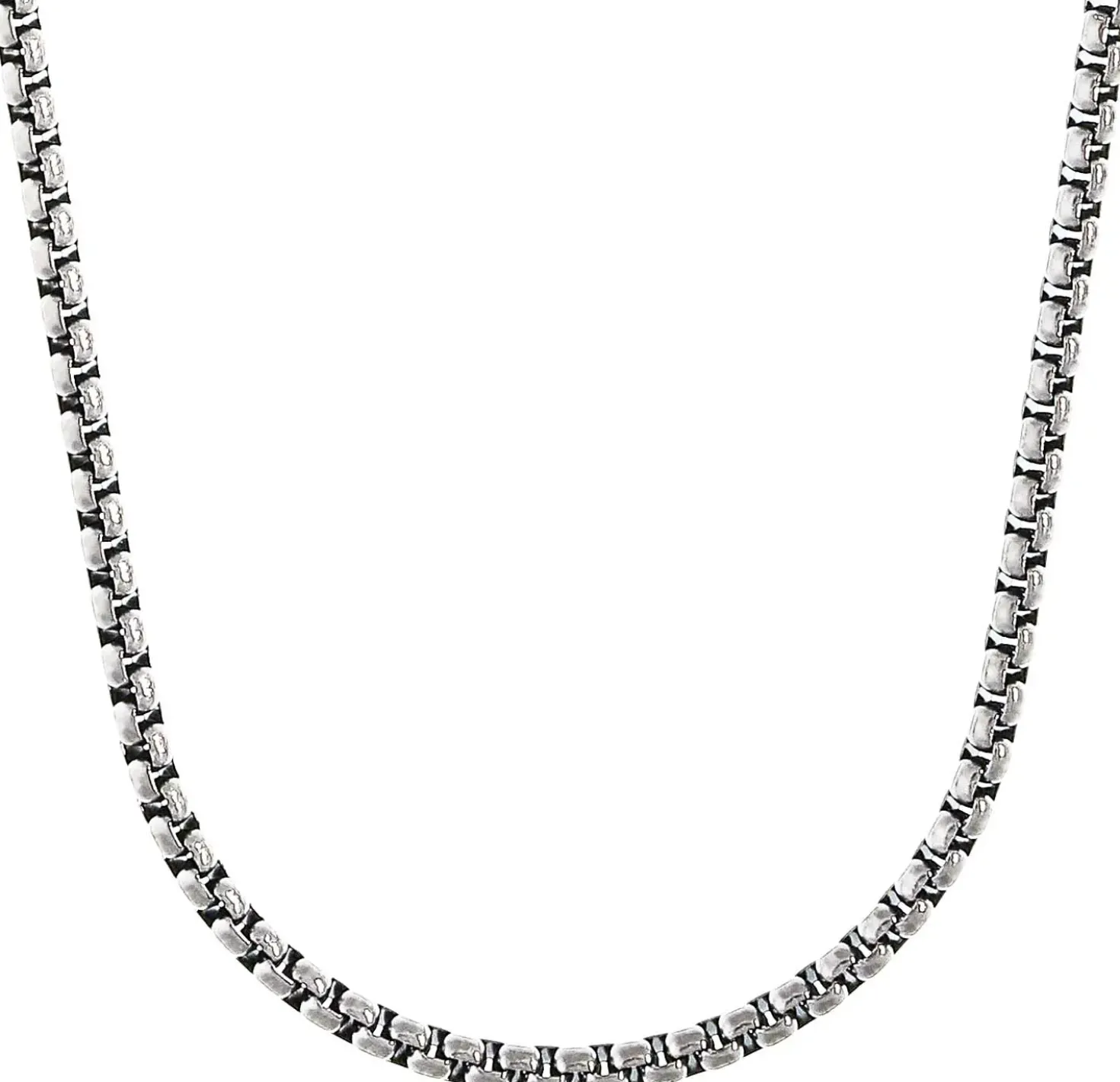 Herren Kette - Plain Steel