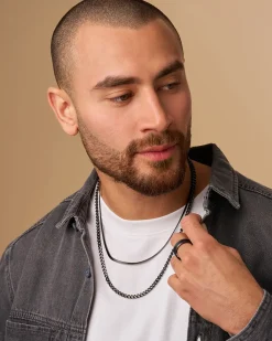 Herren Layering Kette - Perfect Black
