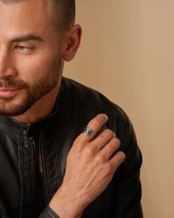 Herren Ring - Antique Weave