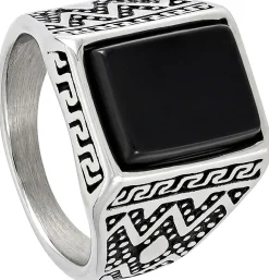 Herren Ring - Black Shine