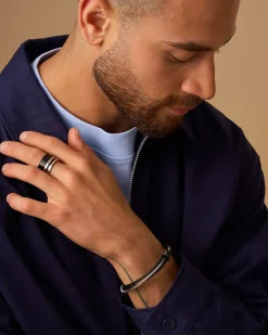 Herren Ring-Set - Steel Black