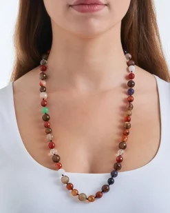 Kette - Agate Balls