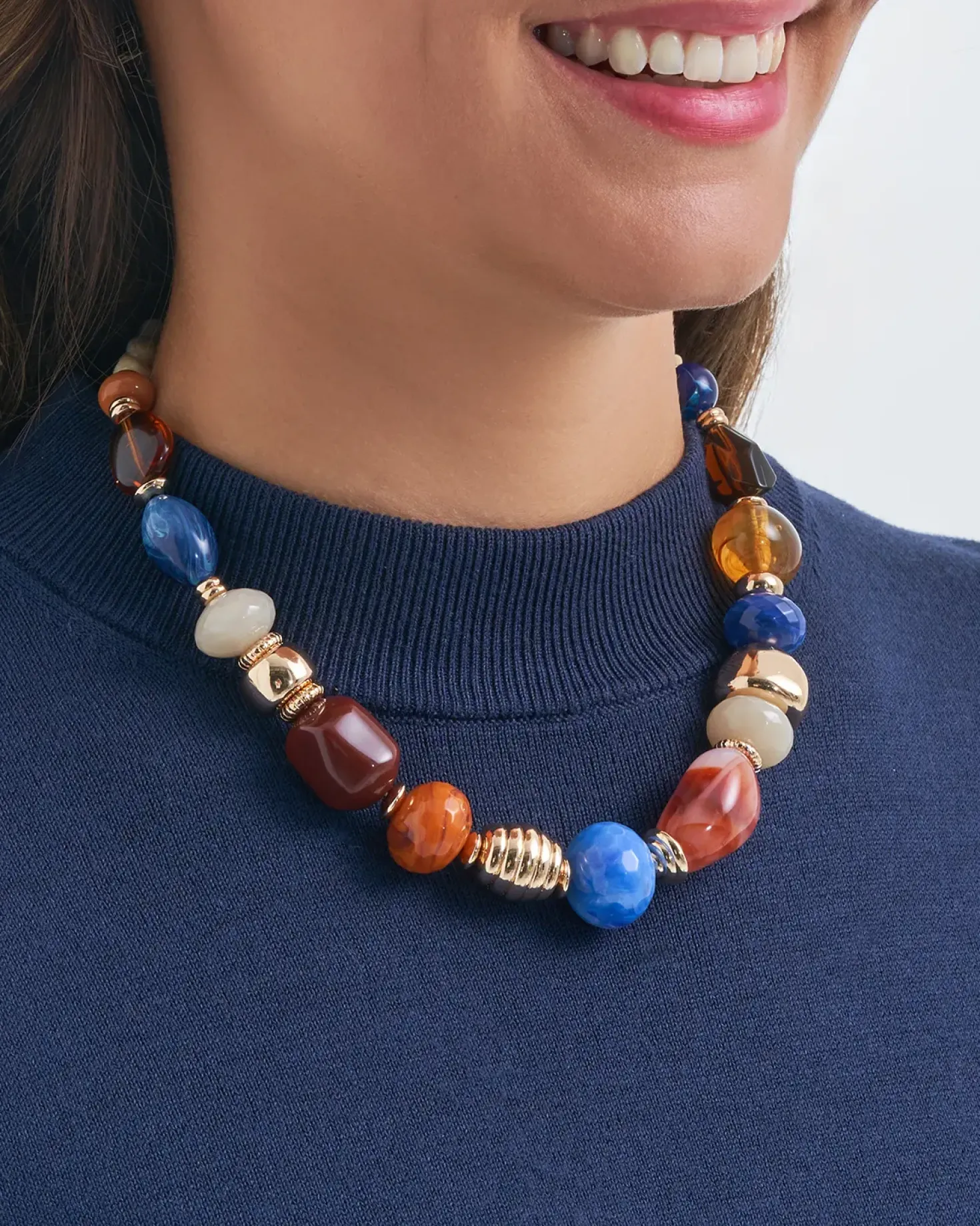 Kette - Beaded Blues