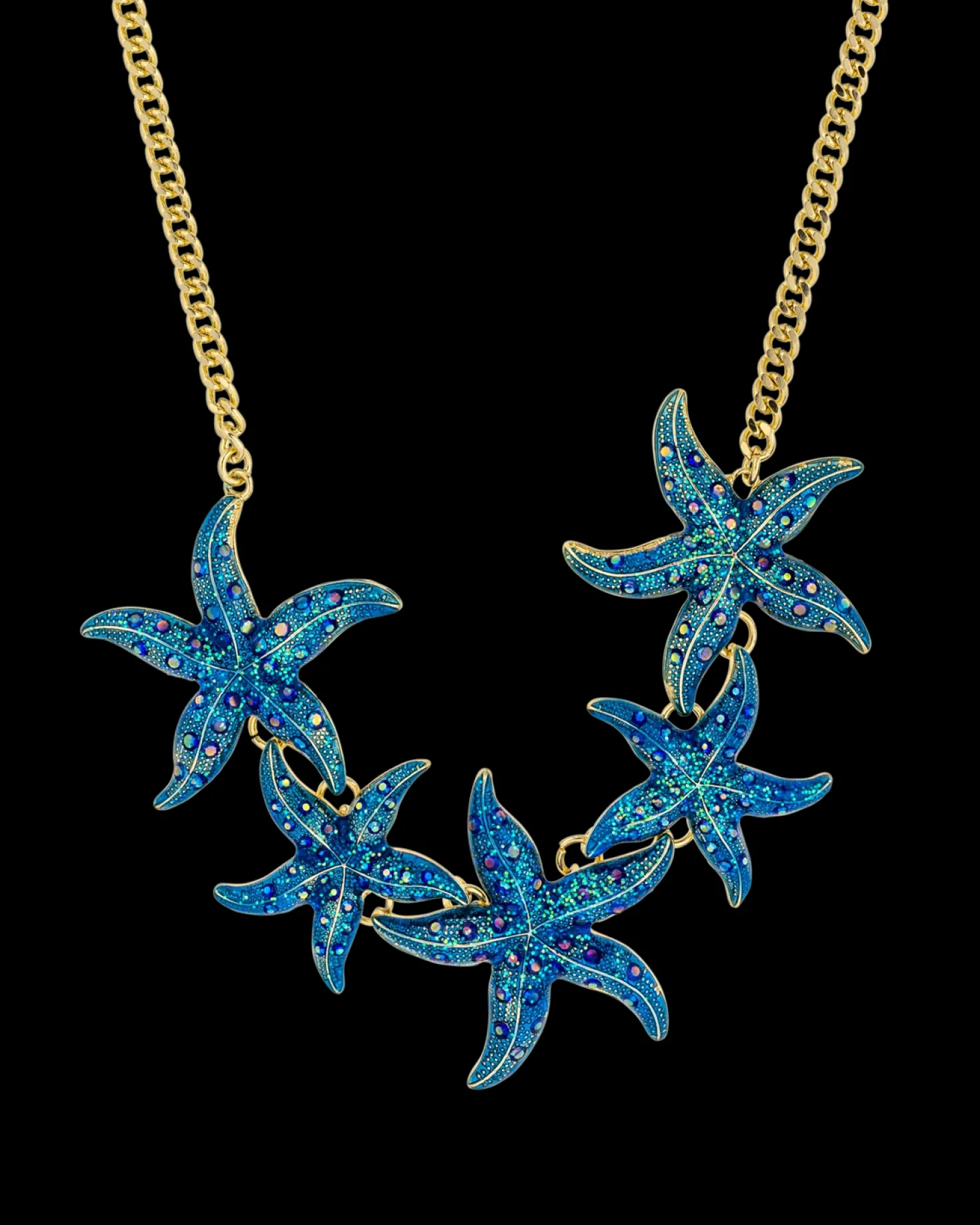 Kette - Blue Stars