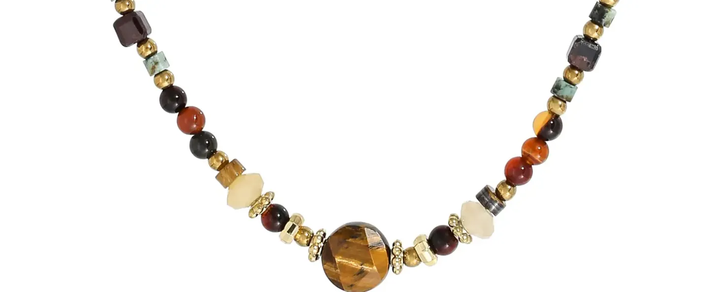 Kette - Brown Agate