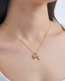 Kette - Cross Heart