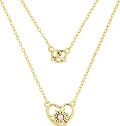 Kette - Edelweiß Heart