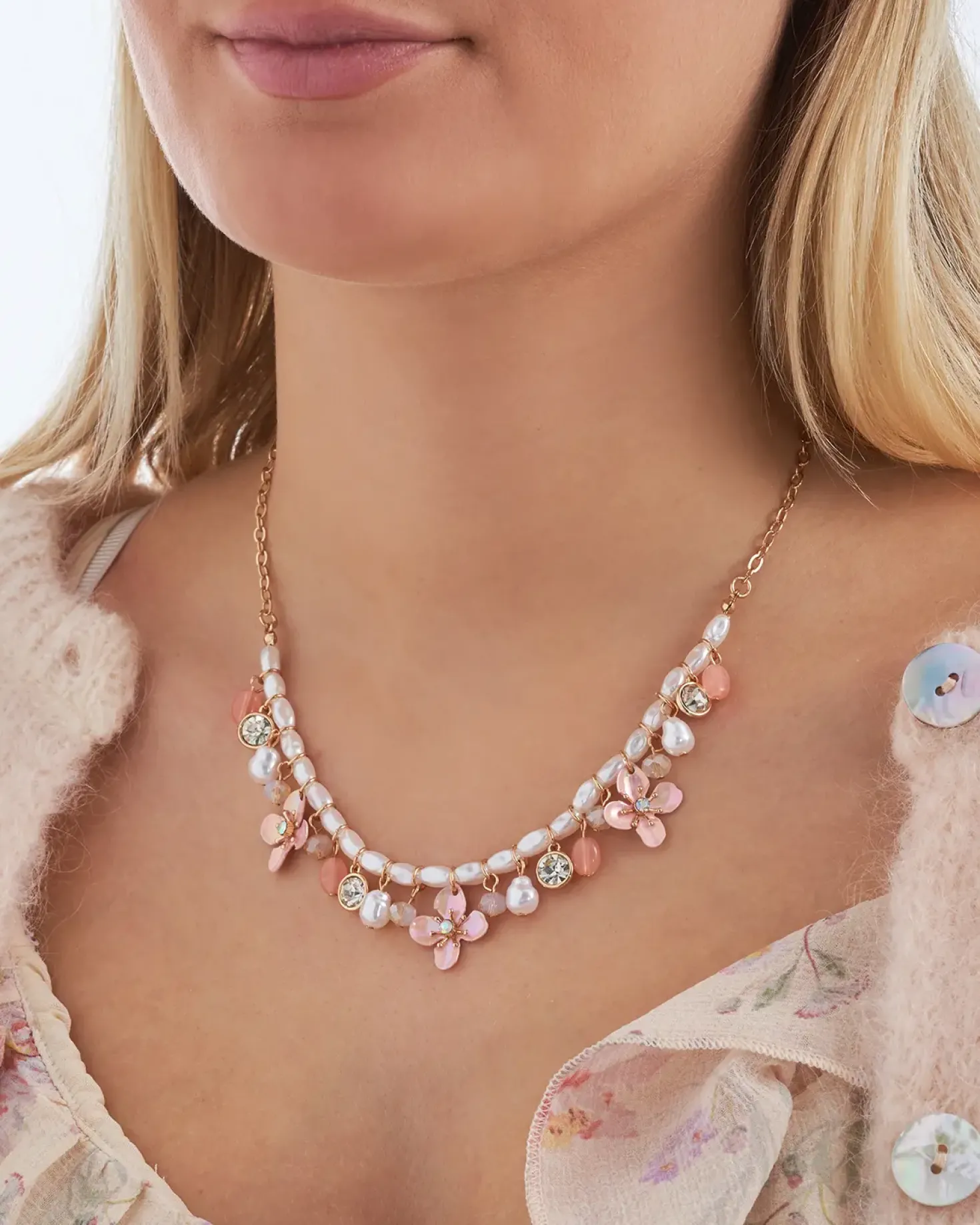 Kette - Floral Rose