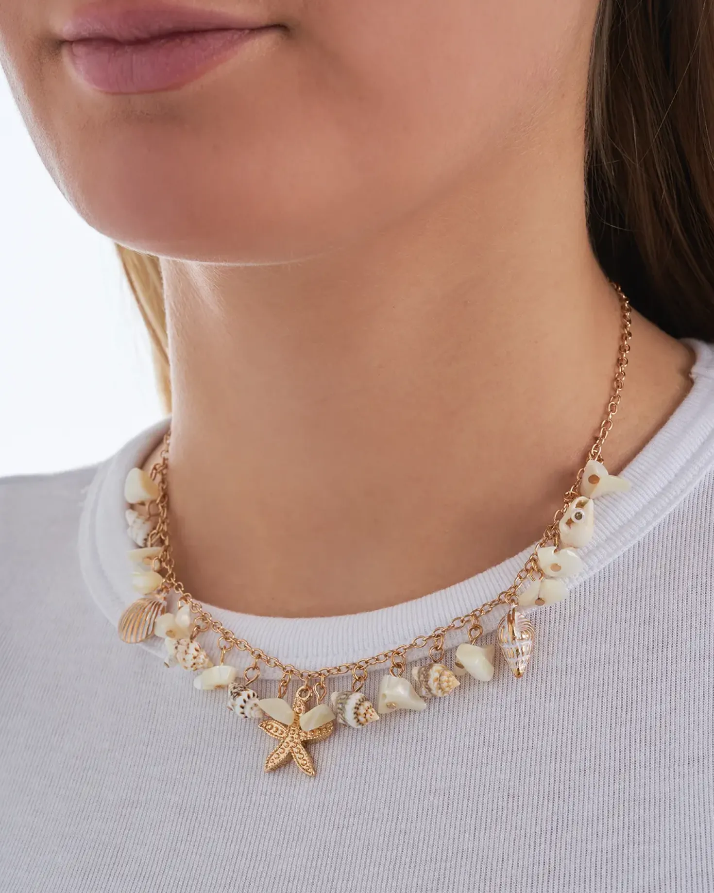 Kette - Golden Shells