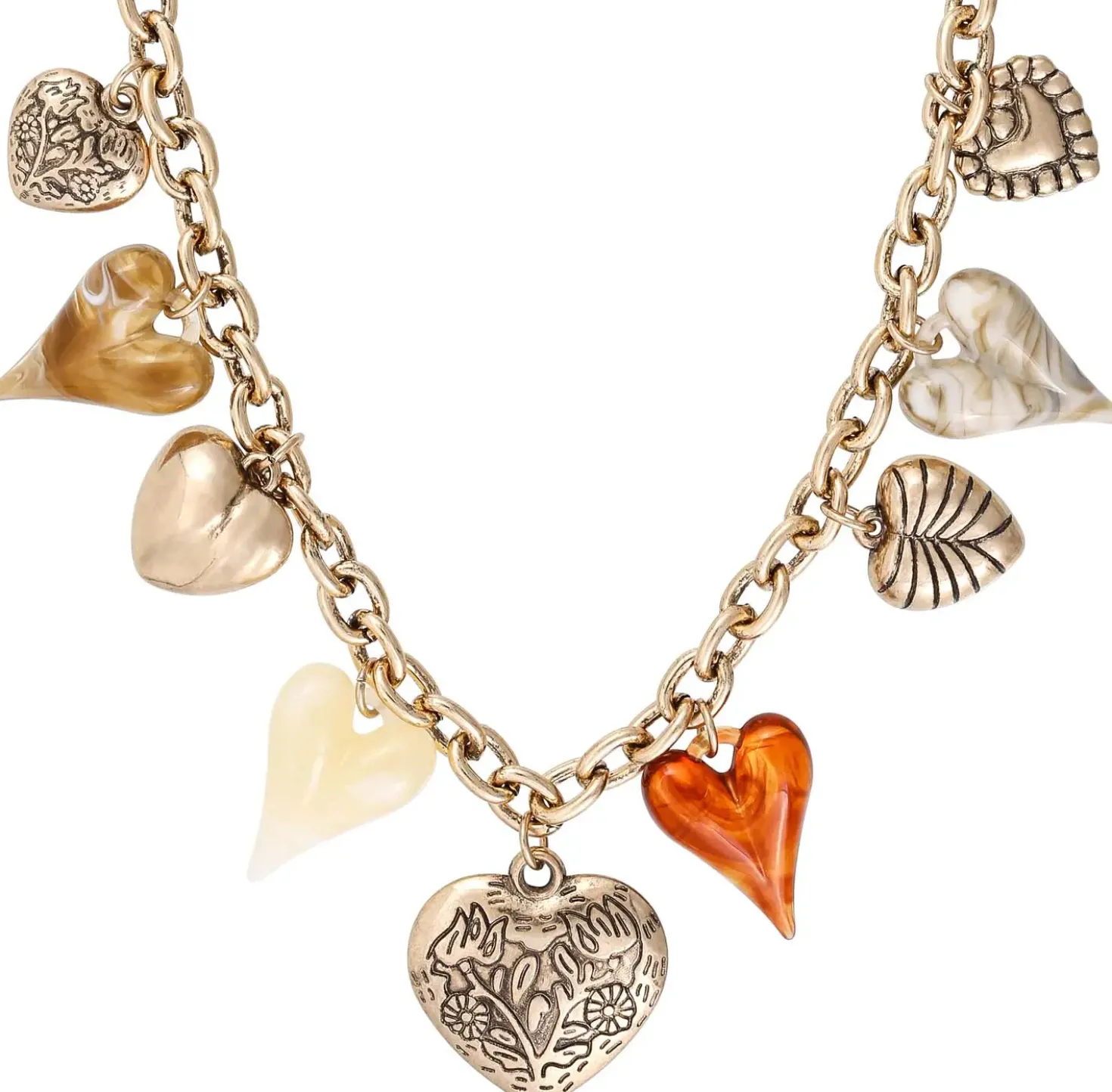 Kette - Natural Hearts