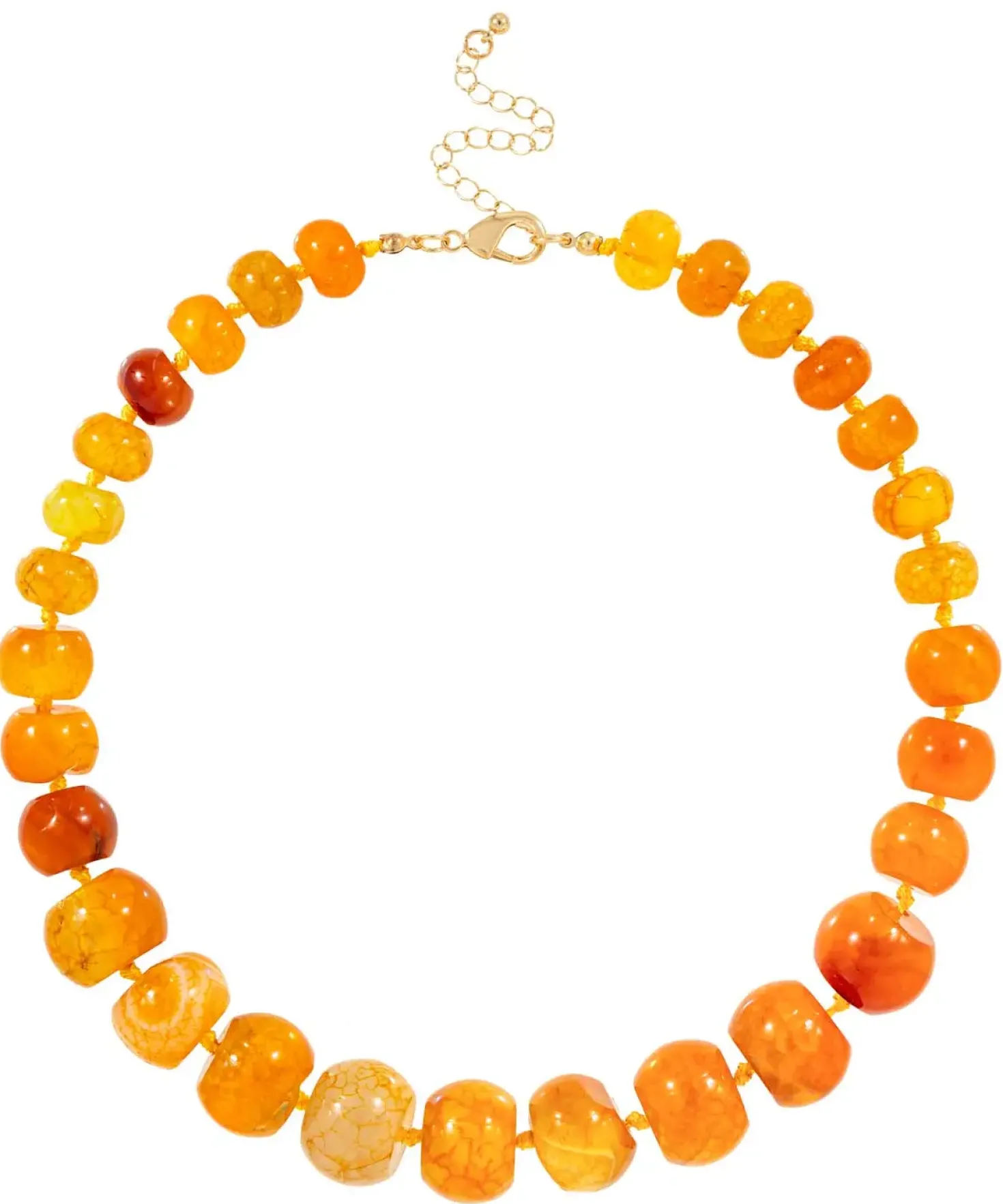 Kette - Orange Agate