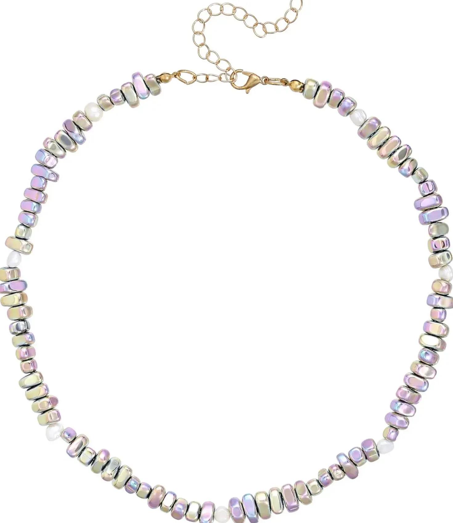 Kette - Rainbow Hematite