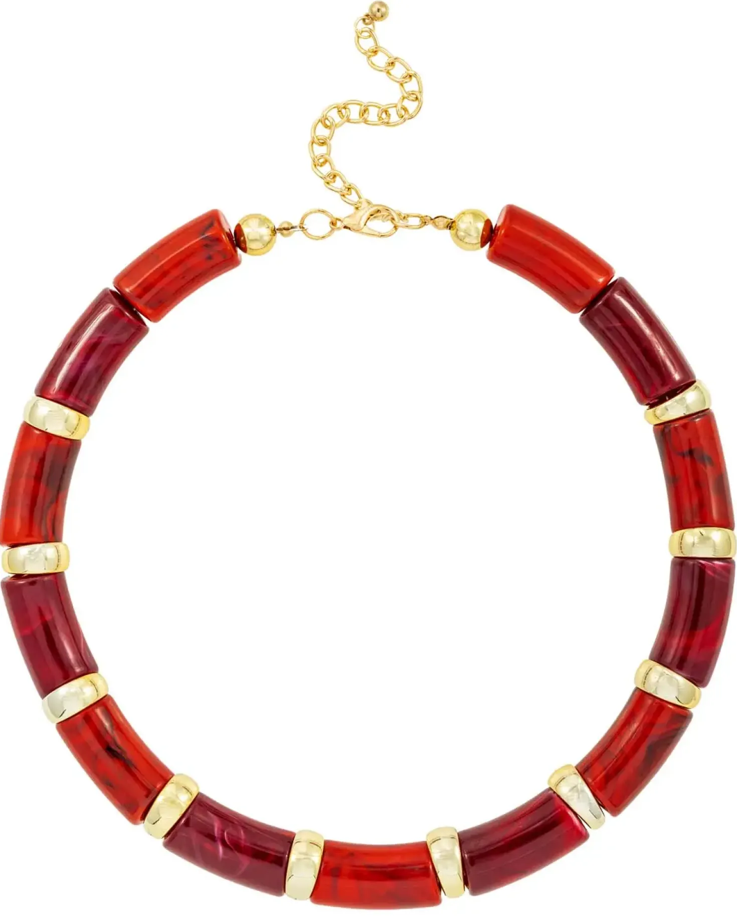 Kette - Red Marble