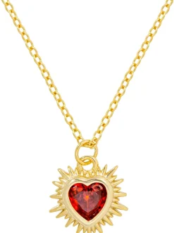 Kette - Red Zirconia