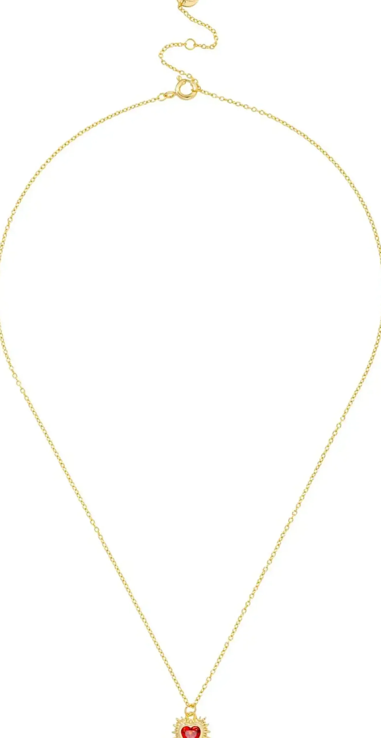 Kette - Red Zirconia