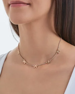 Kette - Rhinestone Bows