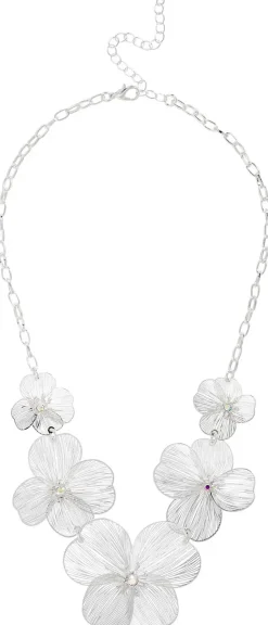 Kette - Silver Petal