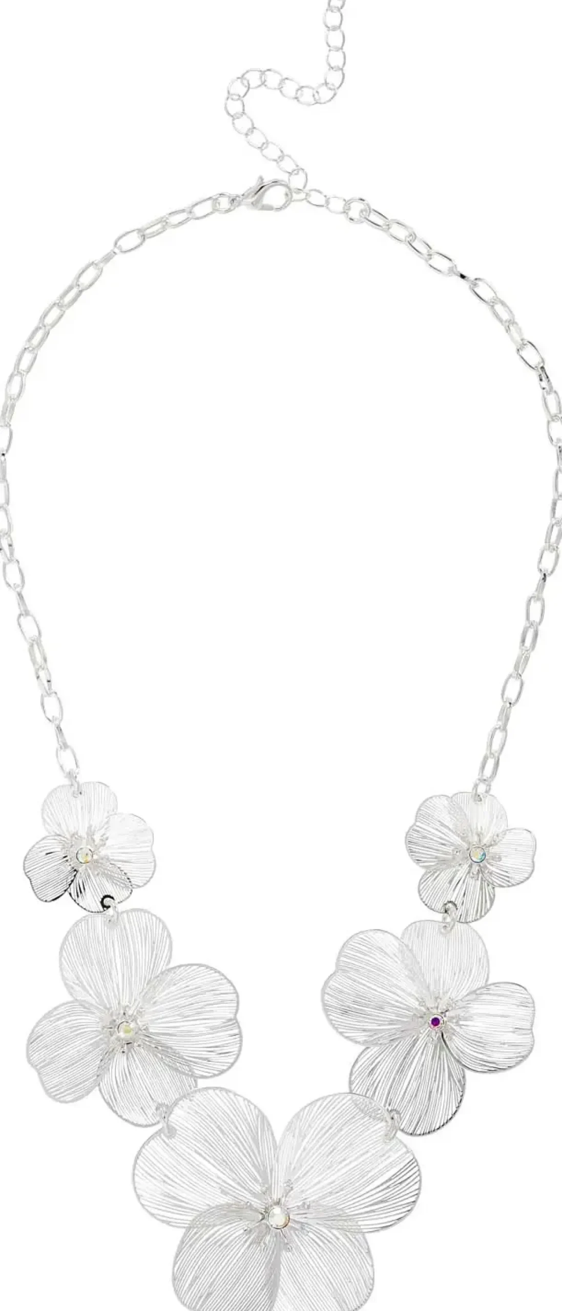 Kette - Silver Petal