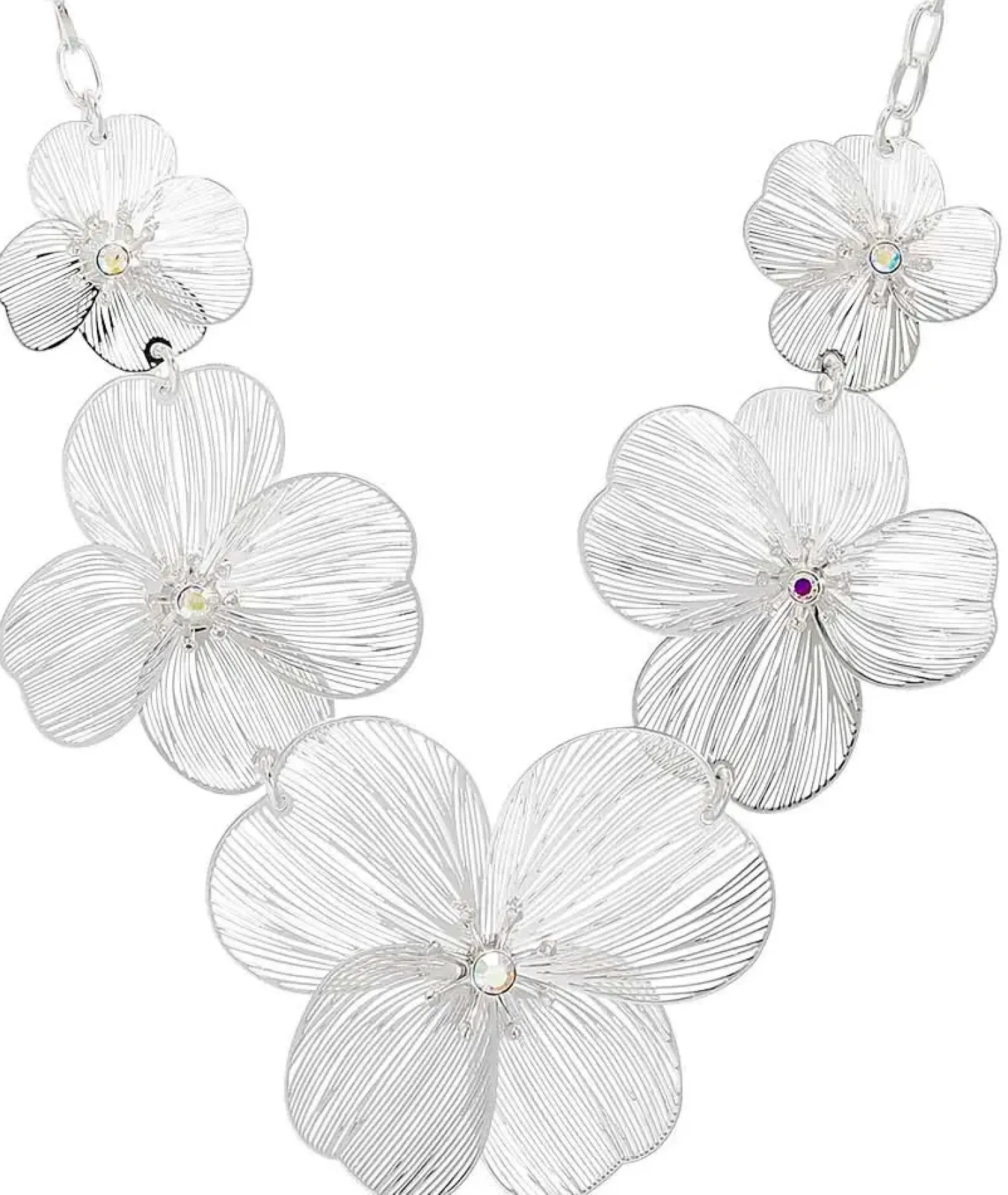 Kette - Silver Petal