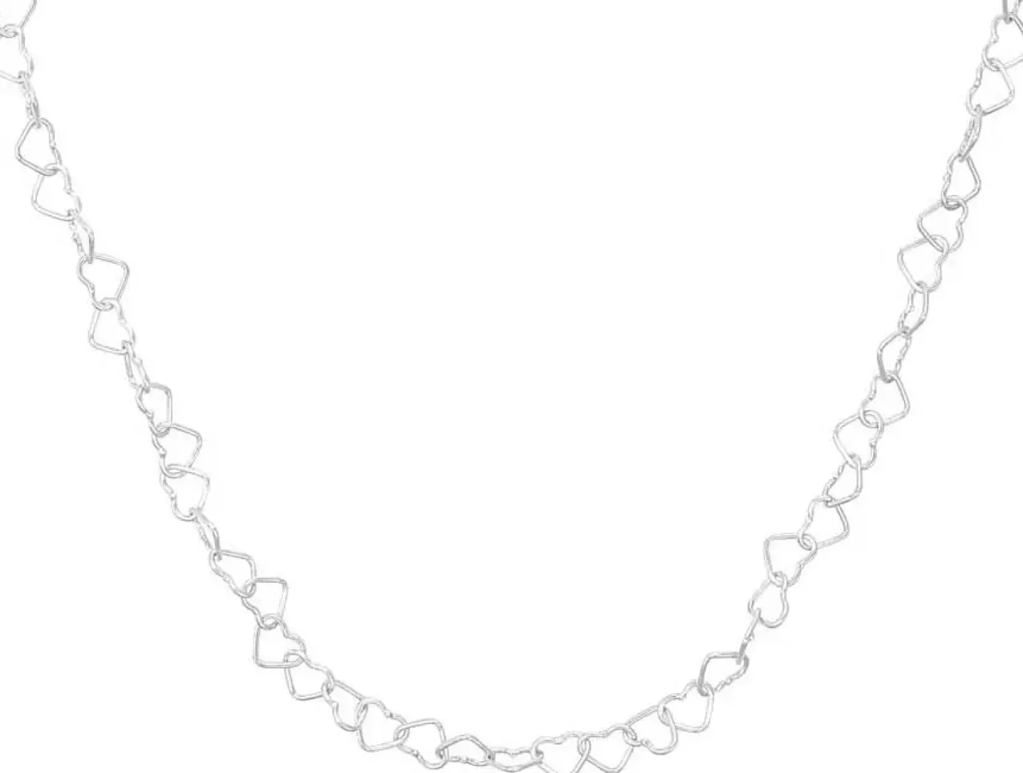 Kette - Silvery Hearts