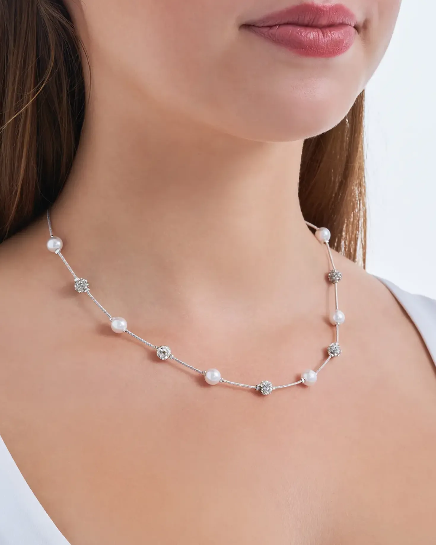 Kette - Sparkle Pearls