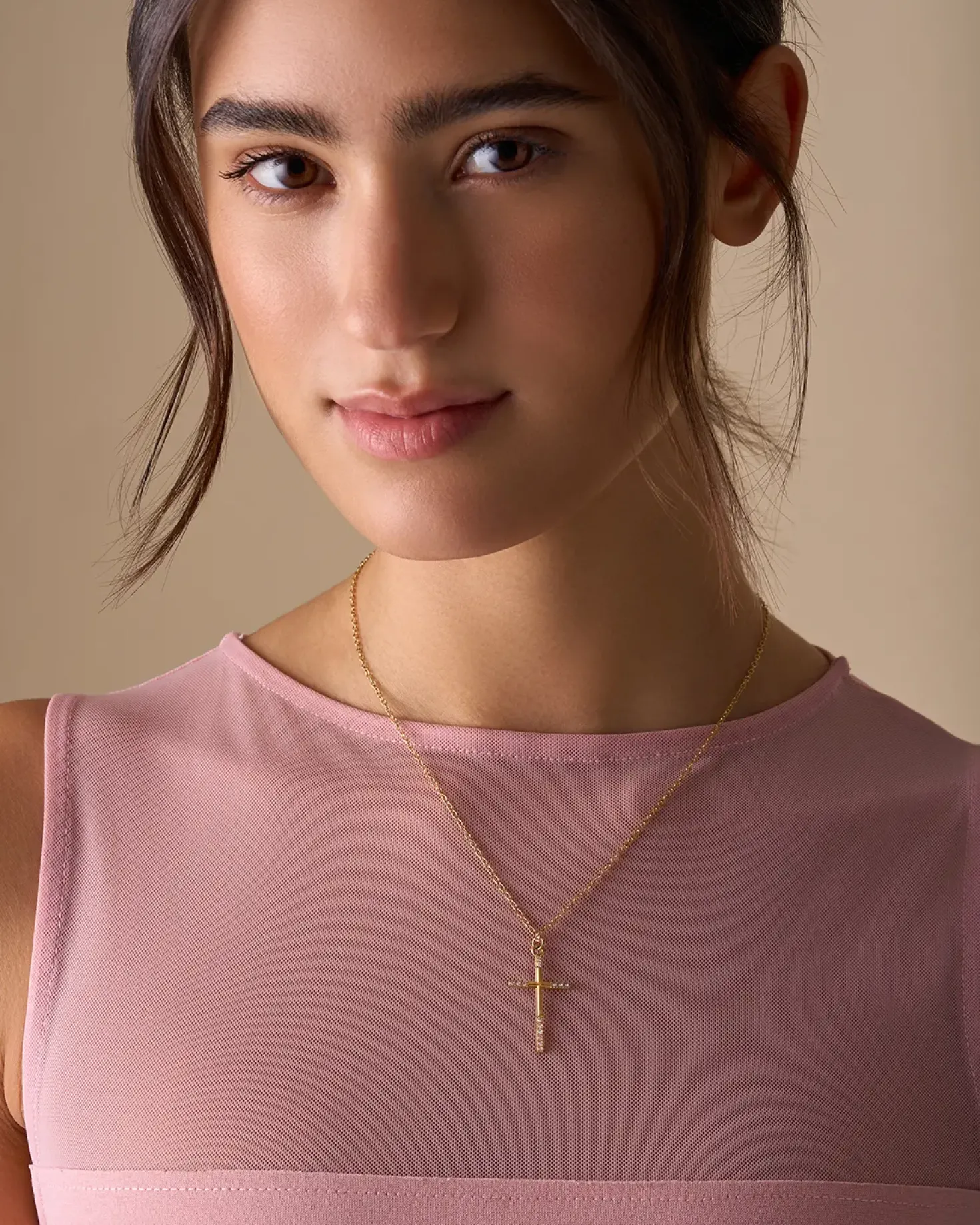 Kette - Stainless Cross