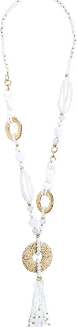 Kette - White Beads