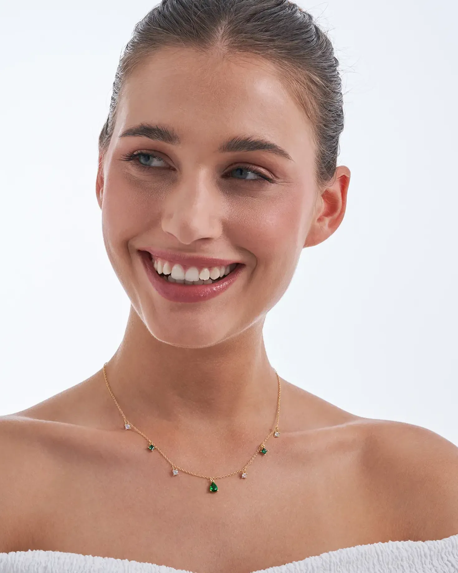 Kette - Zirconia Pendants