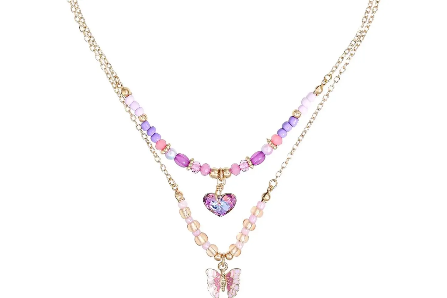 Kinder Layering Kette - Special Pink