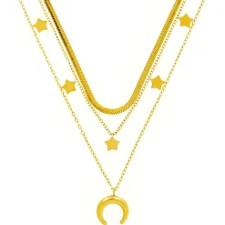 Layering Kette - Golden Trio