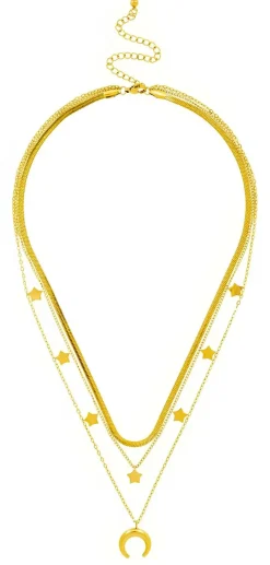 Layering Kette - Golden Trio