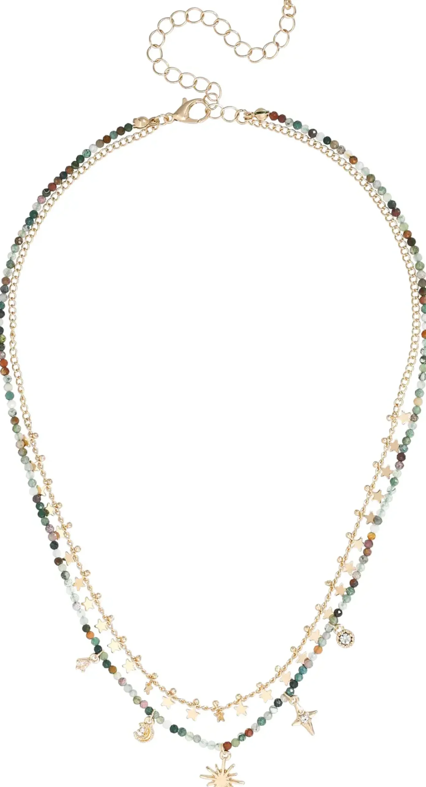 Layering Kette - Agate Stars