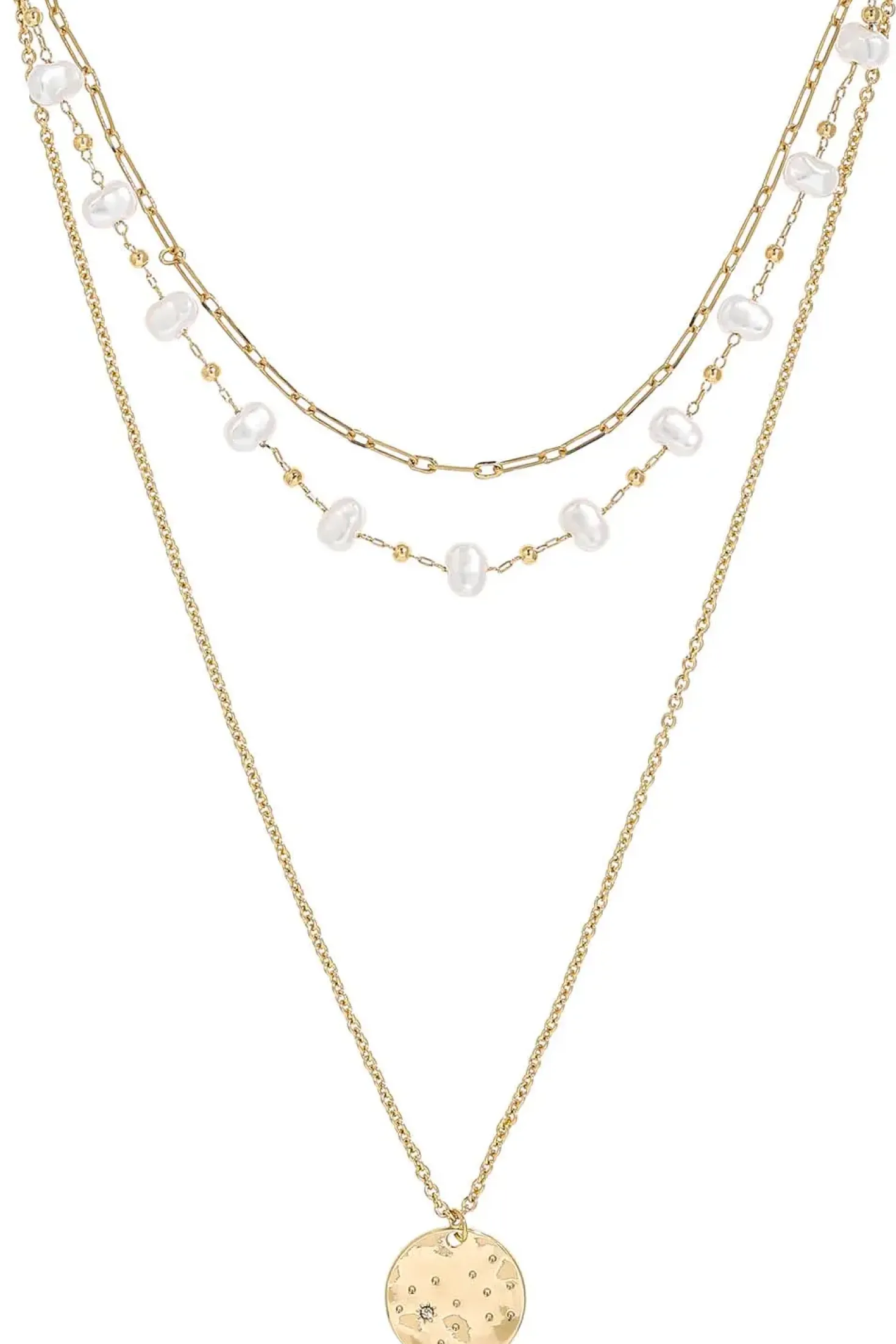 Layering Kette - Beach Pearls