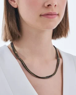 Layering Kette - Black Elegance