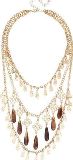 Layering Kette - Brown Boho