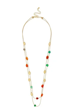 Layering Kette - Colorful Agate