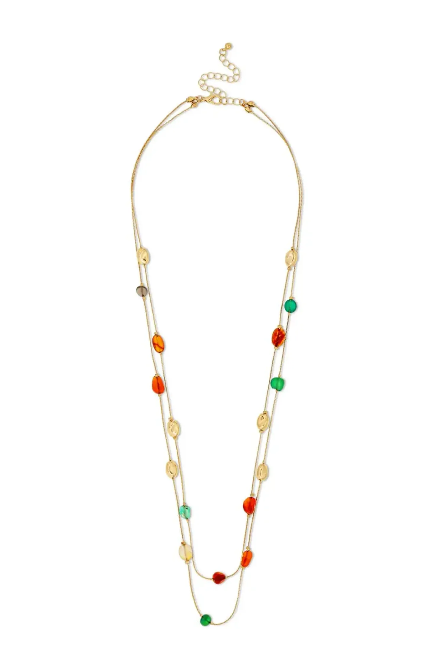 Layering Kette - Colorful Agate